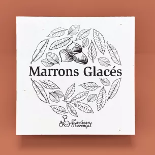 Wooden box 9 marrons glacés