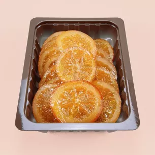 Candied and drained orange...